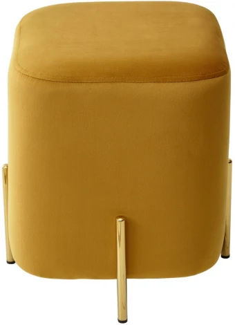Пуф для гостиной ARES BLUVEL-68 YELLOW / GOLD М-City