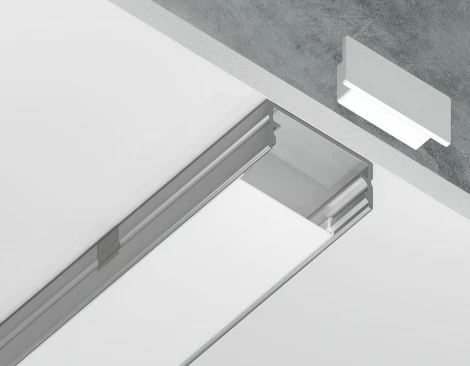 Алюминиевый профиль накладной для светодиодной ленты до 18,5мм Ambrella Illumination GP2001AL