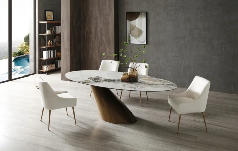 Стол ESF DT9375FCI белый керамика