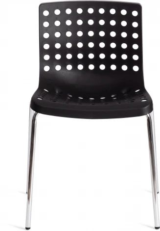 Обеденный стул Tetchair SKALBERG (Металл,Пластик/Черный,Хром)