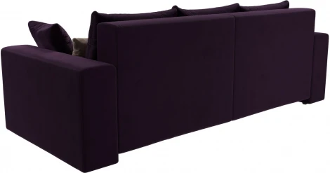 Диван прямой Мэдисон (Фиолетовый,Бежевый/Велюр) Лига Диванов арт.105754