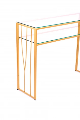 Консольный стол AllConsoles 1121-CG clear золотой