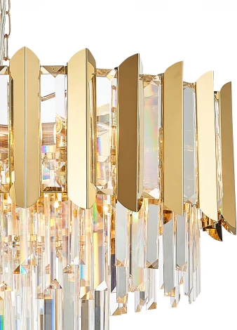 Подвесная люстра Natali Kovaltseva Amazone 81444/10C GOLD
