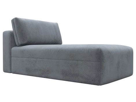 Модуль канапе Лига-060 НПБ (ЛДСП,Брус,Фанера,Велюр/Серый) Лига Диванов 129553