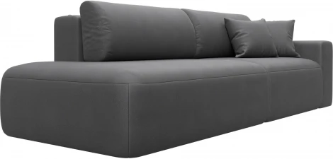 Диван прямой Лига-036 НПБ Модерн подлокотник справа Лига Диванов (Замша) арт.127721