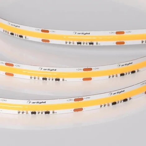 Светодиодная лента COB-X560-10mm 24V Dim-To-Warm (14 W/m, IP20, 5m) (Arlight, Dim-To-Warm) 051296