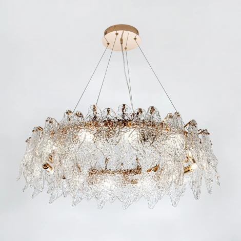 Подвесная люстра хрустальная Modelux MODESTYLE MS.2290.12 GD