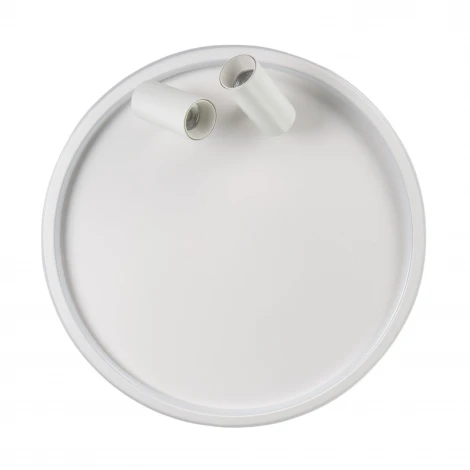 Потолочный светодиодный светильник круглый со спотами MyFar Focus MR9050-CL (регулировка яркости, 220V, пульт управления, круглые)