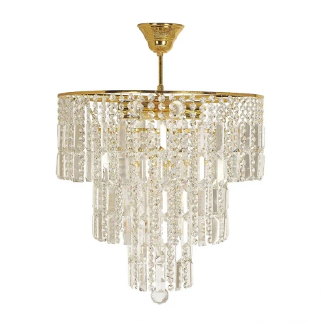 Подвесная люстра Arti Lampadari Napoli E 1.5.46.501 G (220V, хрусталь)