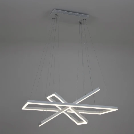 Подвесной светильник светодиодный с пультом с регулировкой цветовой температуры и яркости LED4U LED4U L11001-3HL WH