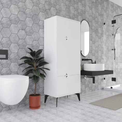 Комод SPARK MULTIPURPOSE CABINET (ЛДСП/Белый) LEVE