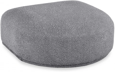 Пуф торцевой Fabro ОГОГО (арт.856687), (Букле,Ткань/Темно-серый)