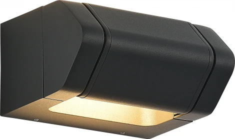 Настенный светильник уличный ST Luce Protech SL9540.701.01 темно-серый/белый LED 1*8W