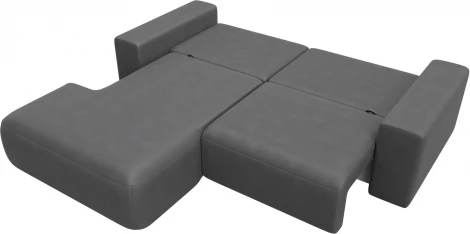 Диван угловой Лига-036 НПБ Классик левый угол Лига Диванов (Замша) арт.127741L