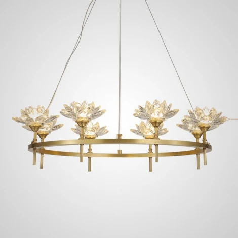 Подвесная люстра Lotos D80 8 Lamps ImperiumLoft Lotos01 (140837-26) (220V, на тросе)