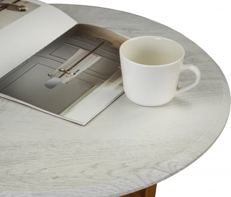 Стол журнальный Рилле 440 пленка дуб дымчатый/ бук от фабрики Mebelik