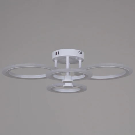 Потолочная люстра светодиодная на штанге с пультом регулировкой яркости и цветовой температуры Reluce 09502-0.3-2+2 WH (220V)