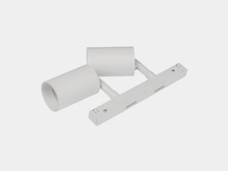 Трековый светильник магнитный, светодиодный, белый, 2*10Вт, 48V, IP20 3000К Lumker SY-LINK SY-LINK-DBS-WH-2/10-WW