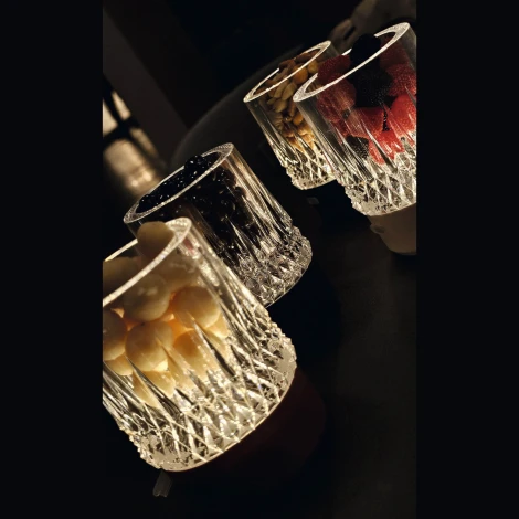 Стакан с подсветкой LED с сенсорным выключателем IP44 Mantra Lax 9082