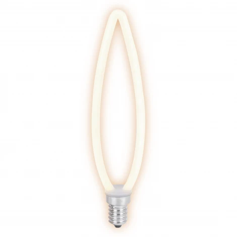 Лампочка светодиодная филаментная белая свеча E14 4W Thomson Deco Candle TH-B2389