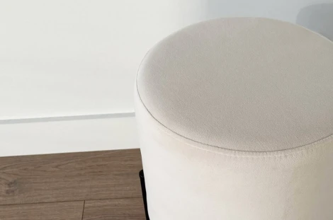 Пуф Одри Mebelson (Металл,Велюр/Кремовый) арт.171480,2081