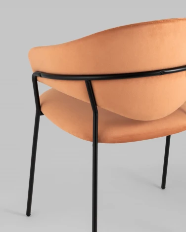 Стул Stool Group Алексис велюр оранжевый УТ000035130