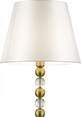 Торшер ST Luce SL2003 SL2003.305.01 латунь/белый E27 1*40W (220V, выключатель)