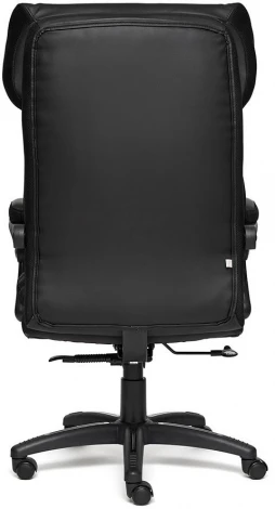 Кресло CHIEF кож/зам/ткань, черный/черный стеганный/черный, 36-6/36-6/11 Tetchair 12851