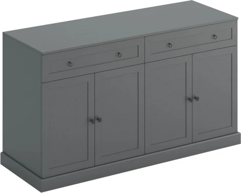 Тумба Caprio с ящиками и дверями ОГОГО (арт.463396), (ЛДСП/Серый)