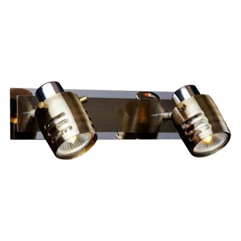 Спот Eurosvet 23463 23463/2 хром / античная бронза