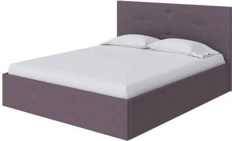 PROxSON Кровать Mono (Ткань: Рогожка Тетра Слива) 140x200