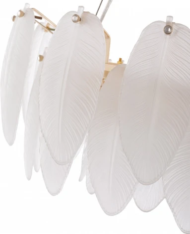 Подвесная люстра Arte Milano AM-4653 4653.D550.H240.E14.6 G (220V, на тросе, перо)