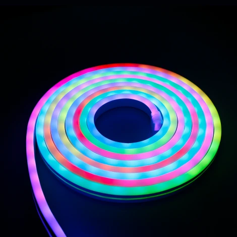 Светодиодная лента Elektrostandard 12V 7W IP65 Набор гибкого одностороннего неона 48Led 5050 RGB, 5м