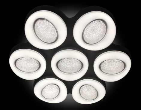 Потолочная люстра Ambrella Orbital Crystal Sand FS1587/7 364W D880*800
