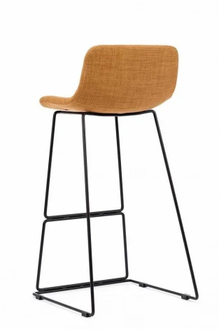 Барный стул Neo с мягкой обивкой Горчичный