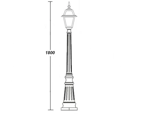 Наземный фонарь Oasis Light Faro Lgg 91111