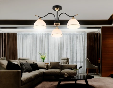 Потолочная люстра на штанге Ambrella Traditional TR3161 (220V)