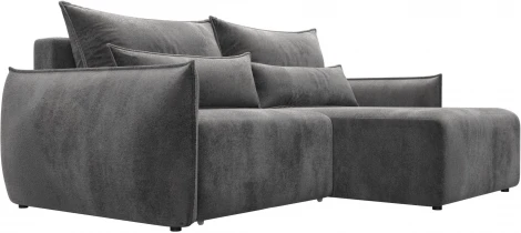 Диван угловой Лига-051 НПБ угол универсальный Лига Диванов (Велюр) арт.128654