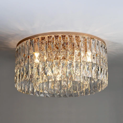 Потолочная люстра хрустальная Modelux MODELUX ML.90344.7 GD