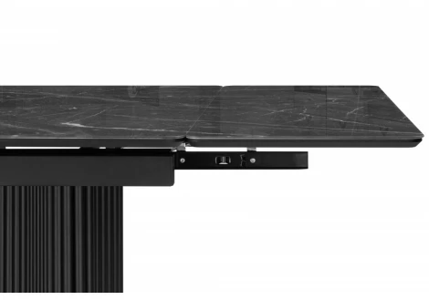 Кухонный стол Woodville Мален 240x110 дарк / черный