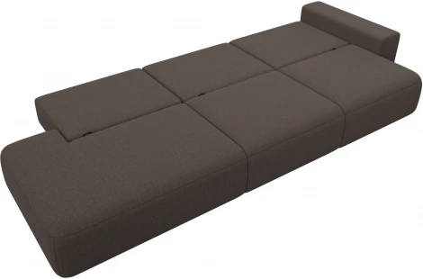 Диван прямой Лига-036 НПБ Модерн Лонг подлокотник справа Лига Диванов (Рогожка) арт.124211