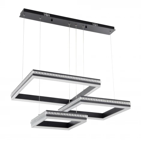 Подвесной светильник светодиодный с регулировкой цветовой температуры LED4U LED4U 8596-500-400-300 BK