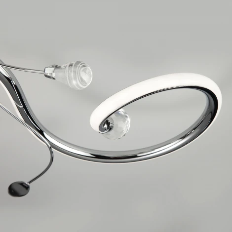 Потолочная люстра Eurosvet Curl 90129/5 хром