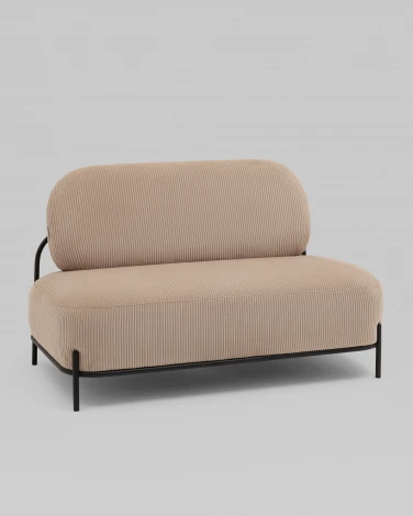 Диван Стоун велюр рельефный бежевый Stool Group арт.УТ000040009