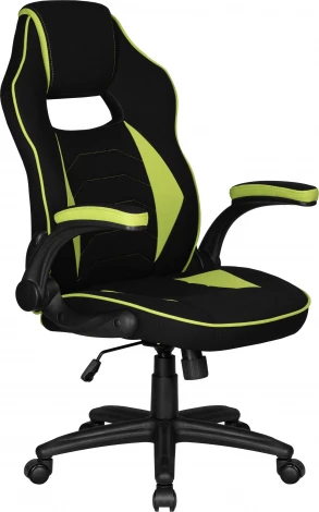 Кресло игровое DOBRIN RICK (черно-светло-зеленый)
