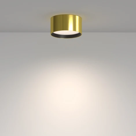 Накладной потолочный светильник Maytoni Glare C091CL-12W4K-BS (LED, 220V, круглые)