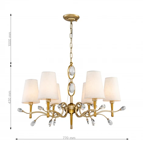 Подвесная люстра Favourite Luca 2703-6P