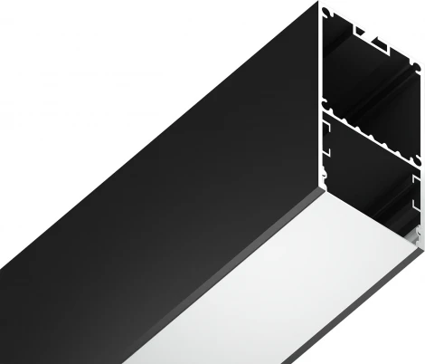 Алюминиевый профиль накладной/подвесной "Profile System" для светодиодной ленты до 32,8мм Ambrella Illumination GP3000BK