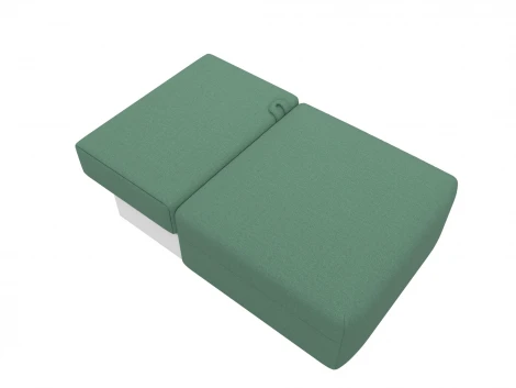 Модуль диван Лига-060 НПБ (ЛДСП,Брус,Фанера,Рогожка/Зеленый) Лига Диванов 129727