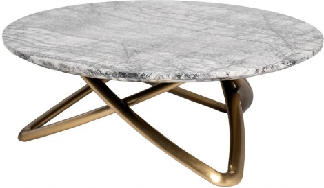 Журнальный стол Garda Decor 57EL-STOL/ZH-790A (Золото/Серый)